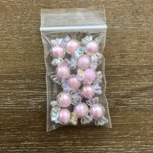 V x 12pcs Iridescent Candy Beads #48-#53 (Blue) - Image 6
