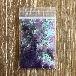 Irridescent Butterfly glitter 1tsp pink purple aqua (161 Purple) - Image 7