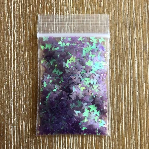 Irridescent Butterfly glitter 1tsp pink purple aqua (161 Purple) - Image 7