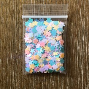 35#, 36# and 38# Iridescent flower sakura cherry blossom glitters 1tsp (#38 White) - Image 2