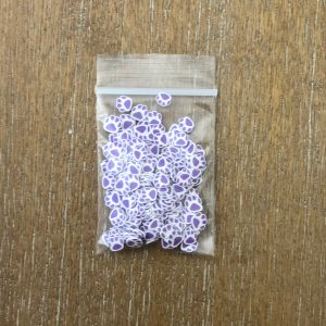114# Clay paw slices Embellishments 5g (Pink) - Image 3