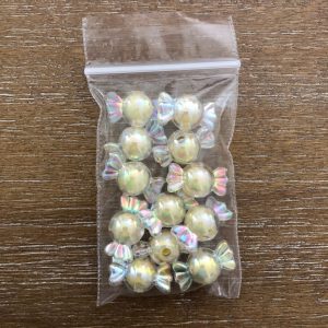 V x 12pcs Iridescent Candy Beads #48-#53 (Blue) - Image 4