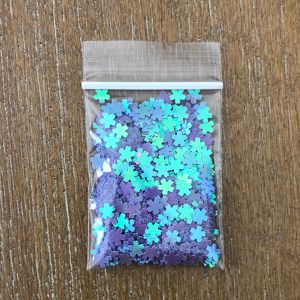 37# and 63# Pink and Purple Iridescent flower sakura cherry blossom glitters 1tsp (#37 Purple) - Image 2