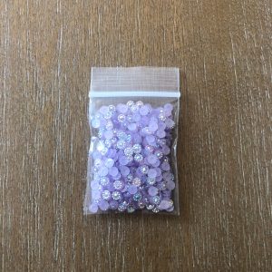112, 126, and 127# Purple Multi Blue Flatback Sunflower Rhinestones 4mm 1tsp (#126 Blue) - Image 4