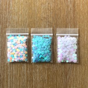 35#, 36# and 38# Iridescent flower sakura cherry blossom glitters 1tsp (#38 White)