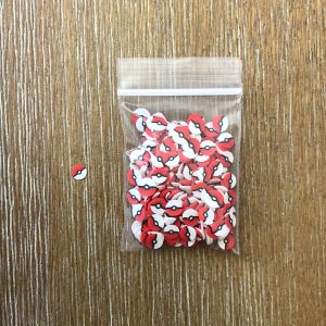 81# Pokemon Poke ball clay slices 1tsp
