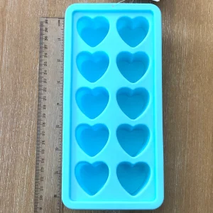 x 10 cavity shiny mini heart or star mold from Daiso (heart)