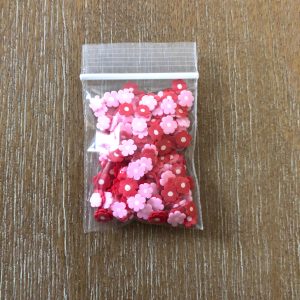 93# Clay Flower Slices Embellishments 5g