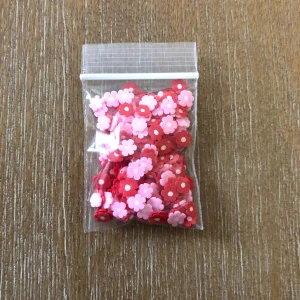 93# Clay Flower Slices Embellishments 5g