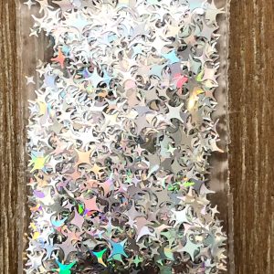 74# Holo 4 point Star confetti glitter 1tsp - Image 2