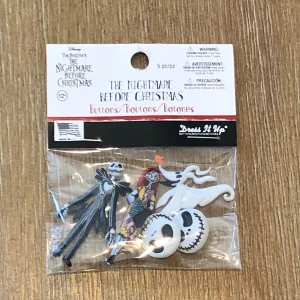 V The Nightmare Before Christmas button set 5 pcs