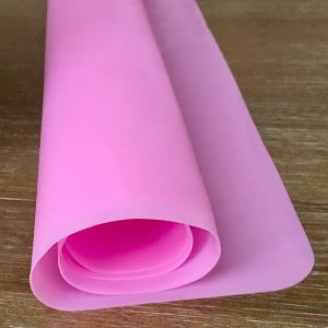 Extra large light pink silicone mat 19.75"w x 15.5"h