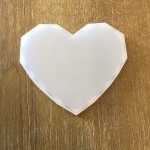 Alternative view of x Single cavity large heart mold silicone