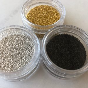 Caviar beads embelishments nail Gold Silver Black 1tsp #60-62 (Gold) - Image 2