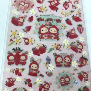 Alternative view of B31-B32 2021 Sentimental Circus Sticker Sheet Strawberry (Left - Pink B32)