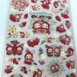 Alternative view of B31-B32 2021 Sentimental Circus Sticker Sheet Strawberry