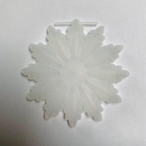 Large Snowflake Clear Silicone Mold - Image 2