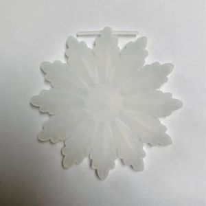 Large Snowflake Clear Silicone Mold - Image 2