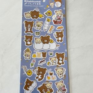 C6 Daiso Rilakkuma sticker sheet