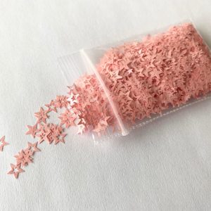 154# Pink Hollow and Regular Star Glitter - Image 2