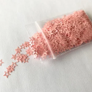 154# Pink Hollow and Regular Star Glitter - Image 2