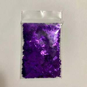 49# Dark Purple Tiny Bat Confetti Glitter 1tsp