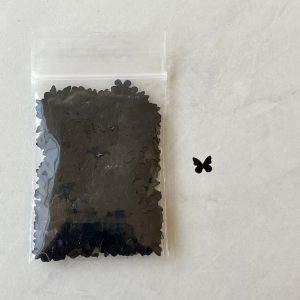 182# Black Butterfly glitter 1tsp