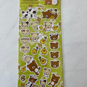 C12 Daiso Rilakkuma sticker sheet