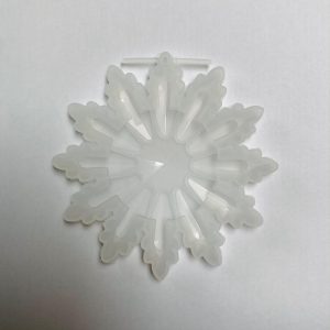 Large Snowflake Clear Silicone Mold