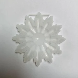 Large Snowflake Clear Silicone Mold