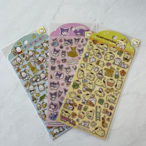 D41-D45-D46 2021 gold outline sticker sheet (Pocha D41)