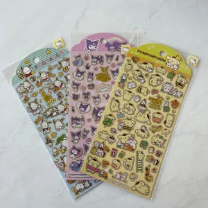 D41-D45-D46 2021 gold outline sticker sheet (Kuromi D46)