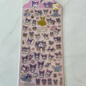 D41-D45-D46 2021 gold outline sticker sheet (Kuromi D46) - Image 3