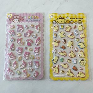 B114-B116 New 2021 Puffy Sticker Sheet (PomPom B114)