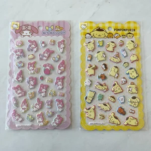 B114-B116 New 2021 Puffy Sticker Sheet