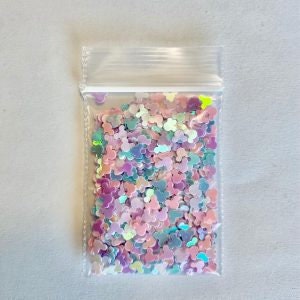 145# Pink and Blue Iridescent Mickey Mouse Glitter 1tsp