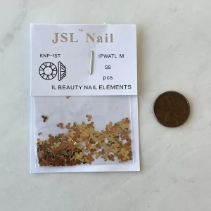 gold mouse ears nail embellishment