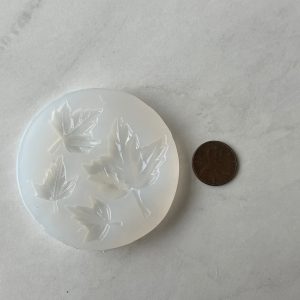 Silicone 4 cavity leaf mold