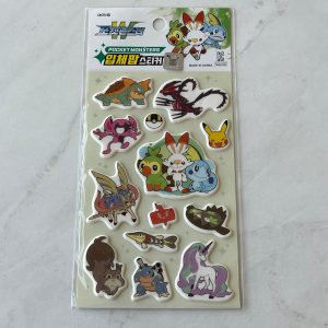 B234 Pokemon pocket monsters sticker sheet puffy