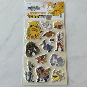 B233 Pokemon pocket monsters sticker sheet puffy