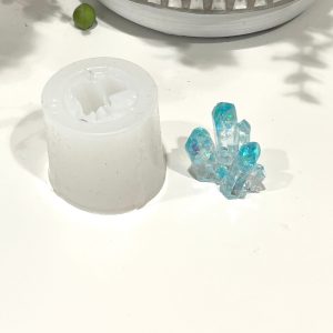 small crystal shape cluster silicone mold