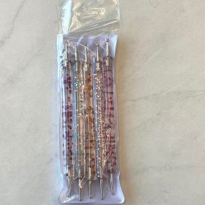5pc glitter dotting tool set