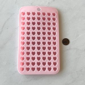 Alternative view of Tiny heart silicone mold shiny Daiso