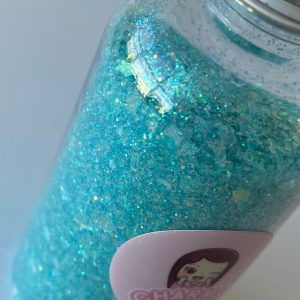 Chunky Aqua/Iridescent glitter Custom mix 30g in bottle - Image 2
