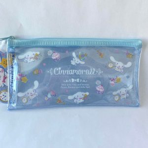 MLD Sanrio Cinnamoroll Plastic Glitter Pouch from Daiso
