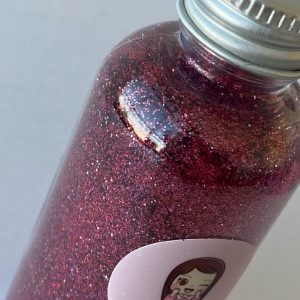 Fine Red glitter Custom mix 30g in bottle - Image 2