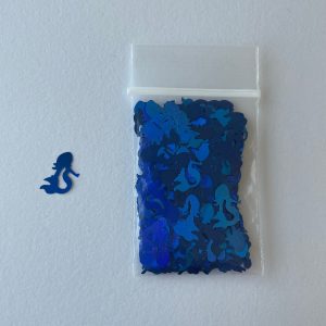 222# holo Blue mermaid confetti glitter 1tsp