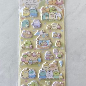 B138/C92 2022 Sumikkogurashi Puffy Sticker Sheet Minna de Kotorikko (Right - Blue C92) - Image 2