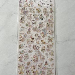 B130-B131 2022 Sentimental Circus Sticker Sheet Daisy Floral (Left - Green B131) - Image 3