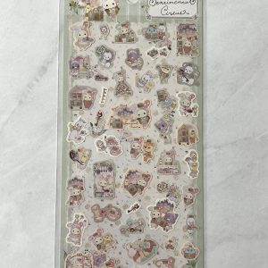 Alternative view of B130-B131 2022 Sentimental Circus Sticker Sheet Daisy Floral (Left - Green B131)